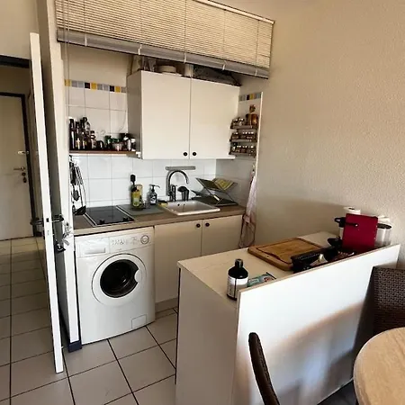 Grand Studio 28M2 Terrasse Vue Mer 180 - Plein Sud - Piscine - Clim - Parking Le Lavandou