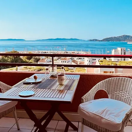 아파트 Grand 28m2 Terrasse Vue 180 - Plein Sud - Piscine - Clim - Parking